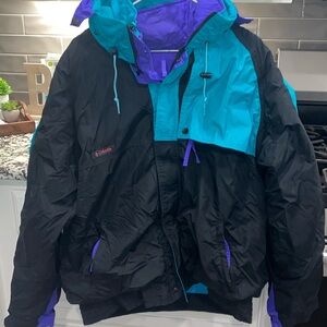 vintage 2n1 90s Columbia Ski Jacket